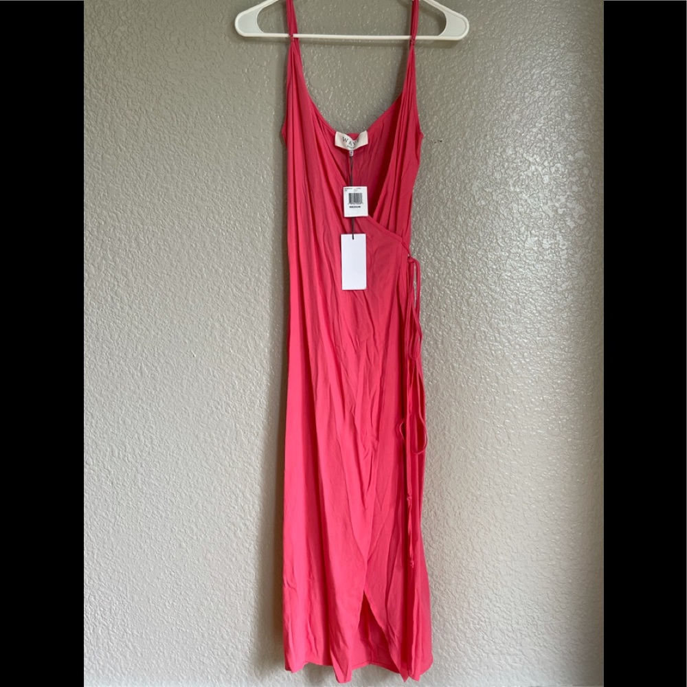 Wayf Coral Dress